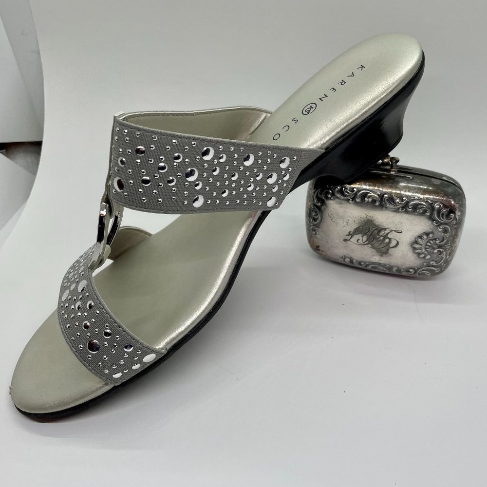 Blingy Low Heel Sandals